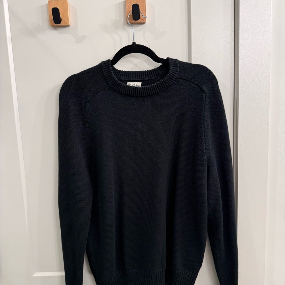 J. Crew Black Crewneck Sweater